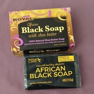 African Black Soap with Shea Butter